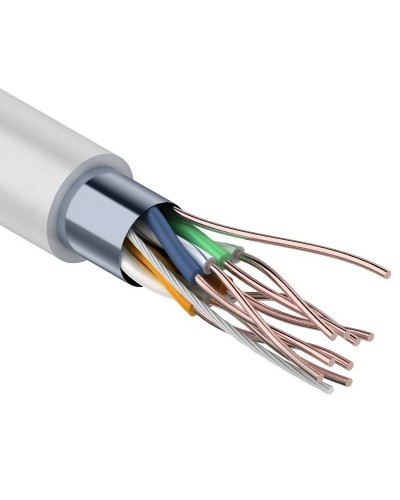 F/UTP, CAT 6, ZH нг(А)-HF, 4PR, 23AWG, INDOOR, SOLID, серый, 305м, REXANT (01-0167). Кабель «витая пара» (LAN) для структурированных систем связи. Rexant в Тамбове