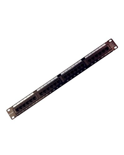 Коммутационная панель, 19", 1U, 24 порта RJ-45, категория 5e, UTP неэкранированная, черная Rexant (04-0021): Патч-панель 19" в Тамбове