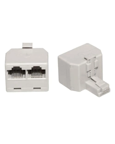 Двойник компьютерный UTP RJ-45(8P8C) (штекер - 2 гнезда) REXANT (03-0102): Кабельный соединитель в Тамбове
