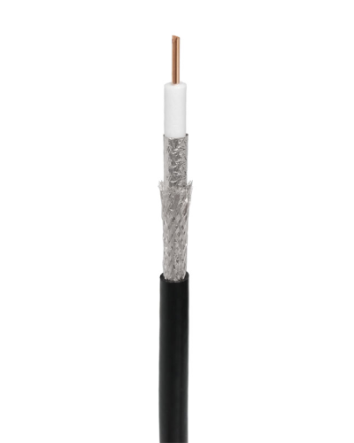 RG-11U, 75 Ом, CCS/Al/Al, 83%, 305 м, черный OUTDOOR (01-3011). Кабель коаксиальный радиочастотный. Rexant в Тамбове