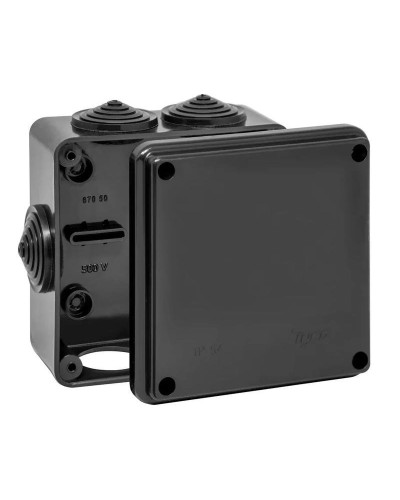 Коробка TYCO ОП 100х100х50мм УХЛ1 IP54 черный (67050Ч). Коробка распределительная. RuVinil в Тамбове
