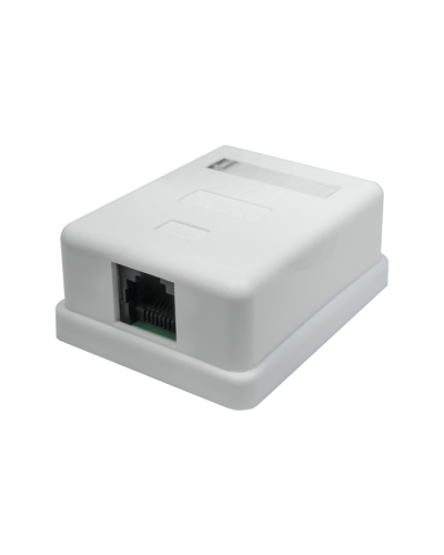 Розетка настенная RJ-45, 8P8C, Cat.5e, 1 порт UTP (10-0307): Компьютерная розетка в Тамбове