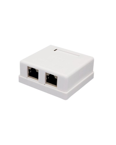 Розетка настенная RJ-45, 8P8C, Cat.6, 2 порта FTP (10-0353): Компьютерная розетка в Тамбове
