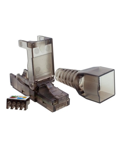 Коннектор 8P8C UTP 6A (RJ-45) безынструментальный (10-0239). Разъем RJ-45. SUPRLAN в Тамбове