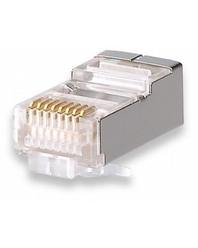 Коннекторы 8P8C FTP Cat.5e 3U (RJ-45) (100шт) (10-0201). Разъем RJ-45. SUPRLAN в Тамбове