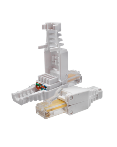 Коннектор 8P8C U/UTP Cat.5e (RJ-45) безинструментальный (10-0218). Разъем RJ-45. SUPRLAN в Тамбове