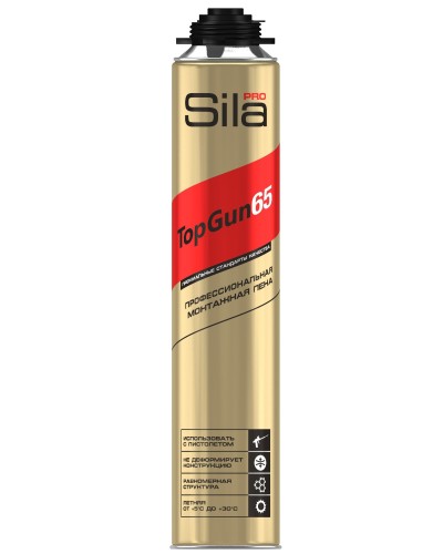 Пена монтажная Sila Pro TopGun 65, 875 мл. Пена монтажная. Sila в Тамбове