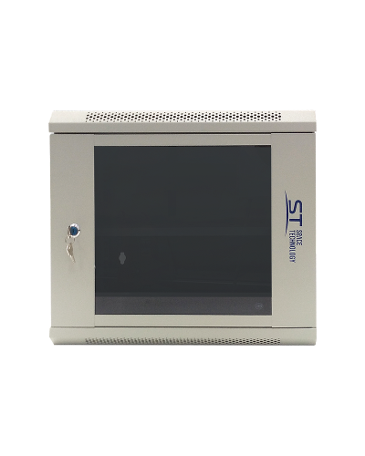 ST-NC9U600 (серый) С ПОЛКОЙ. Шкаф телекоммуникационный 19 настенный 9U. Space Technology в Тамбове
