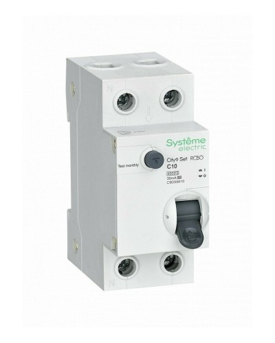 City9 Set 1P+N С 10А 4.5kA 30мА A 230В (C9D55610). Автоматический выключатель дифференциального тока. Systeme Electric в Тамбове