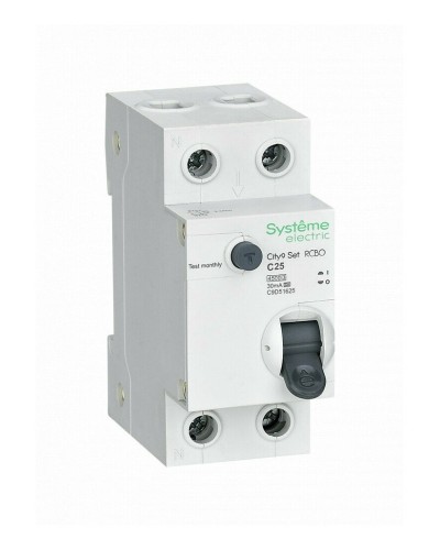 City9 Set 1P+N С 25А 4.5kA 30мА A 230В (C9D55625). Автоматический выключатель дифференциального тока. Systeme Electric в Тамбове