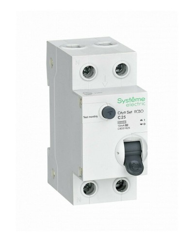 City9 Set 1P+N С 25А 4.5kA 10мА A 230В (C9D51625). Автоматический выключатель дифференциального тока. Systeme Electric в Тамбове