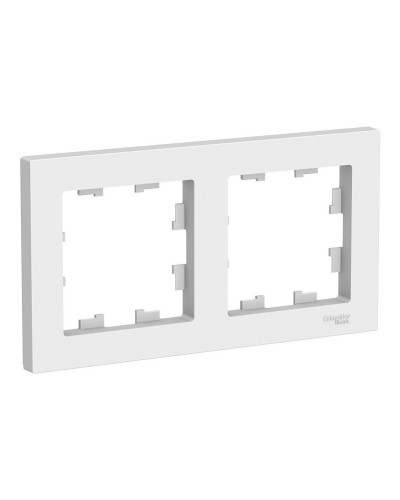 AtlasDesign рамка 2-местная универсальная, белый (ATN000102). Рамка. Systeme Electric в Тамбове