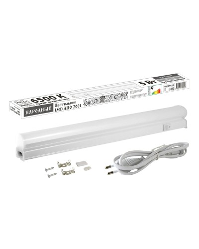 ДПО 2001 5 Вт, 6500К, IP40 (SQ0329-0112). Светильник LED. TDM ЕLECTRIC в Тамбове