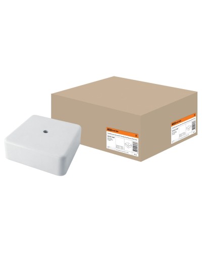 Коробка КР 50х50х20 ОП белая, IP40 (SQ1401-0201). Распаячная коробка. TDM ЕLECTRIC в Тамбове