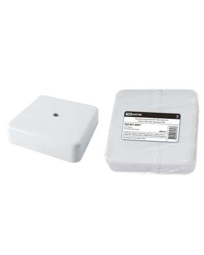 Коробка КР 100х100х29 ОП белая, IP40 (SQ1401-0907). Распаячная коробка. TDM ЕLECTRIC в Тамбове