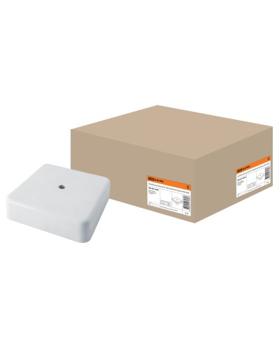 Коробка КР 100х100х29 ОП белая, IP40 (SQ1401-0207). Распаячная коробка. TDM ЕLECTRIC в Тамбове