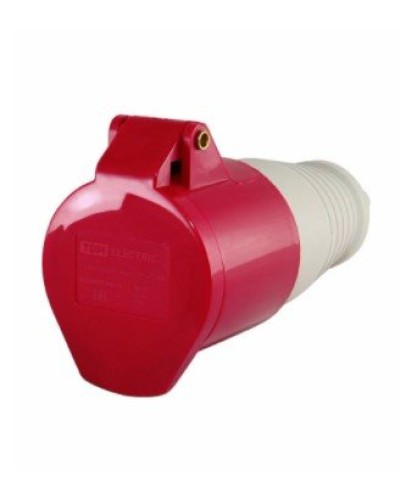 Розетка 214 переносная 3Р+РЕ 16А 380В IP44 (SQ0603-0011). Розетка. TDM ЕLECTRIC в Тамбове