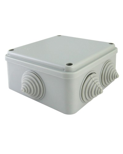 Коробка ОП 100х100х50мм, крышка на винтах, IP55, 6 вх. (SQ1401-1234). Распаячная коробка. TDM ЕLECTRIC в Тамбове