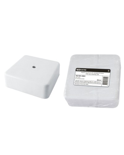 Коробка КР 50х50х20 ОП белая, IP40 (SQ1401-0901). Распаячная коробка. TDM ЕLECTRIC в Тамбове