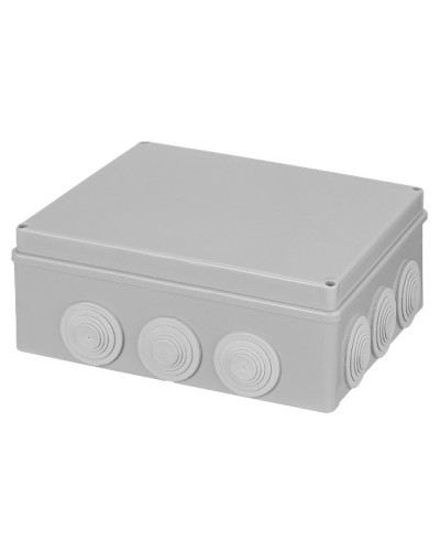 Распаячная коробка ОП 240х190х90мм, крышка, IP55, 12 гермовводов TDM (SQ1401-1143). Распаячная коробка ОП. TDM ЕLECTRIC в Тамбове