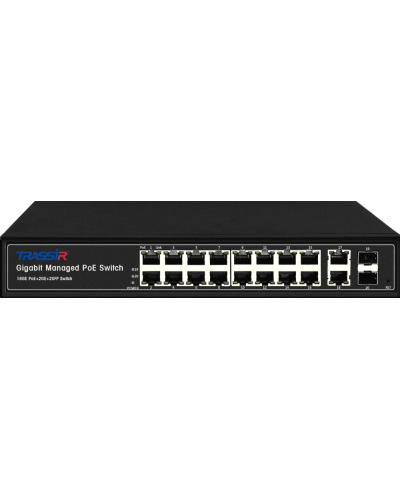 TR-NS24202S-300-16PoE. Коммутатор с PoE. Trassir в Тамбове