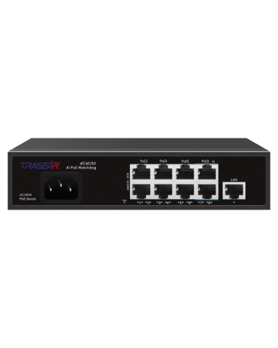 TR-NS1109-120-8PoE. Коммутатор с PoE. Trassir в Тамбове