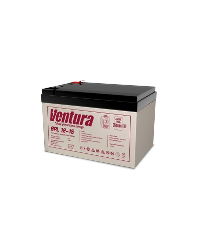 Ventura GPL 12-15. Аккумулятор герметичный свинцово-кислотный. Ventura в Тамбове