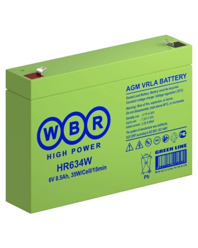 WBR HR634W. Аккумулятор герметичный свинцово-кислотный. WBR в Тамбове