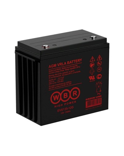 WBR EVX135-12G. Аккумулятор герметичный свинцово-кислотный. WBR в Тамбове