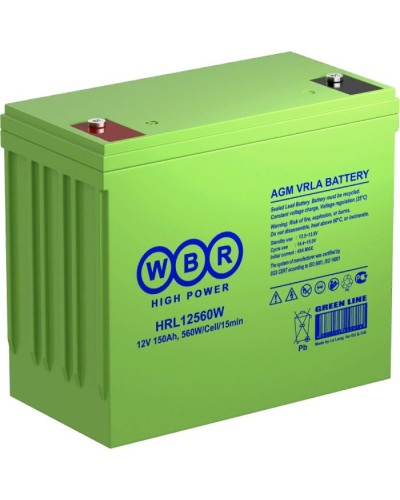 WBR HRL12560W. Аккумулятор герметичный свинцово-кислотный. WBR в Тамбове