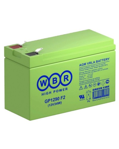 WBR GP1290 F2. Аккумулятор герметичный свинцово-кислотный. WBR в Тамбове