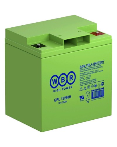 WBR GPL12280H. Аккумулятор герметичный свинцово-кислотный. WBR в Тамбове