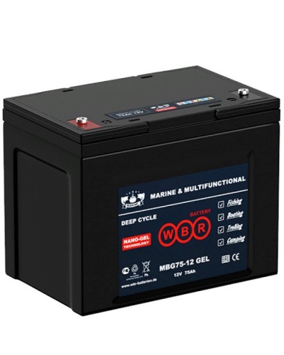 WBR MBG75-12. Аккумулятор герметичный свинцово-кислотный. WBR в Тамбове