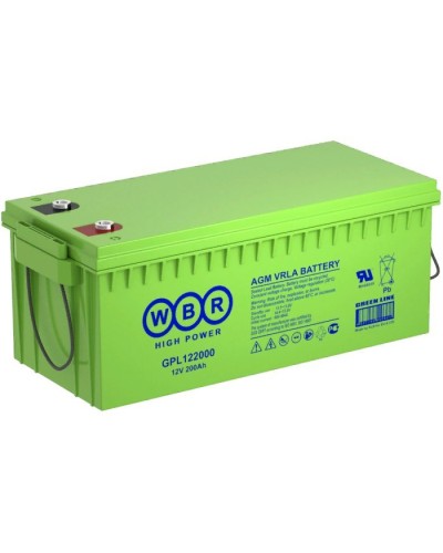 WBR GPL122000. Аккумулятор герметичный свинцово-кислотный. WBR в Тамбове