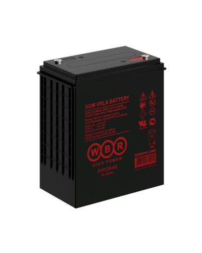 WBR EVX330-6G. Аккумулятор герметичный свинцово-кислотный. WBR в Тамбове