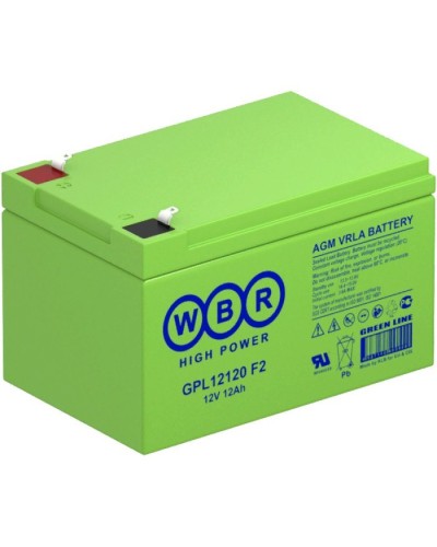 WBR GPL12120 F2. Аккумулятор герметичный свинцово-кислотный. WBR в Тамбове