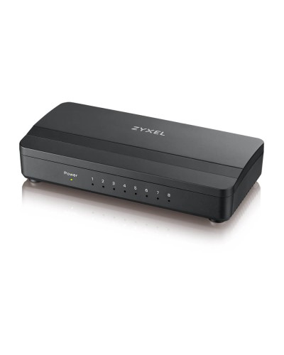 GS-108SV2-EU0101F. Коммутатор 8 портов 1000 Мбит/с, настольный. ZYXEL в Тамбове