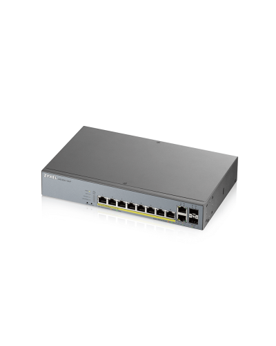 GS1350-12HP-EU0101F. Коммутатор сетевой PoE управляемый L2. ZYXEL в Тамбове