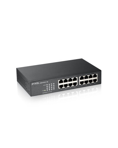 GS1100-16-EU0103F. Коммутатор 16xGE, rack 19, бесшумный. ZYXEL в Тамбове