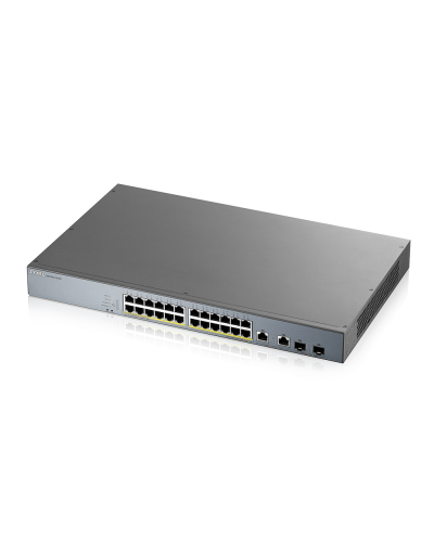 GS1350-26HP-EU0101F. L2 коммутатор PoE+ для IP-видеокамер rack 19. ZYXEL в Тамбове