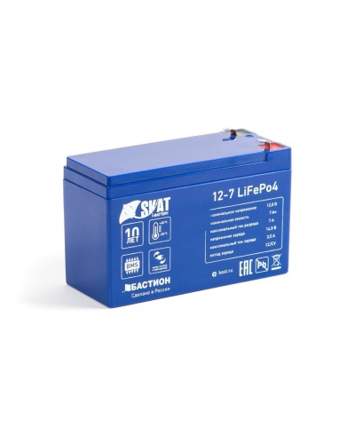 Skat i-Battery 12-7 LiFePo4 (645). Li-Ion аккумулятор. Бастион в Тамбове