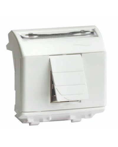 Розетка RJ-45 Brava 2 модуля слоновая кость (75450S): Розетка компьютерная с двумя разъёмами в Тамбове