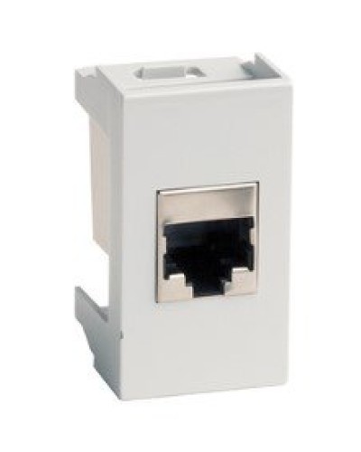 Розетка RJ-45 Viva 1 модуль серая (45138): Розетка компьютерная с одним разъёмом в Тамбове