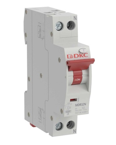 YON max MDR, 1P+N, 10mA, 25A, 6kA, А (MDR32N-1N1C25-A). Компактный автоматический выключатель дифференциального тока. ДКС в Тамбове