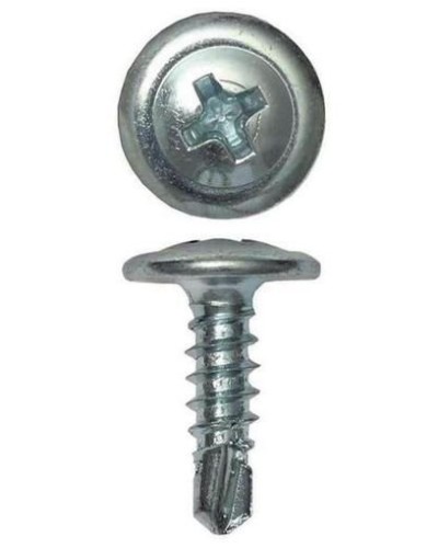 Саморез с пресс-шайбой 4.2х51 со сверлом (100 шт) (CM274051). Саморез с пресс-шайбой. ДКС в Тамбове