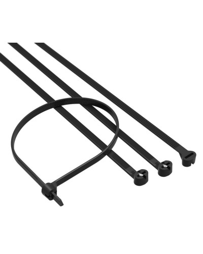 Хомут 2,5x100 P6.6, черный (100шт) (21303SR): Хомут с двойным замком в Тамбове