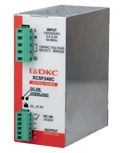 Источник питания однофазный, 240Вт, 5А, 48В (XCSF240DP). Источник питания OPTIMAL POWER однофазный, с ORing диодом. ДКС в Тамбове