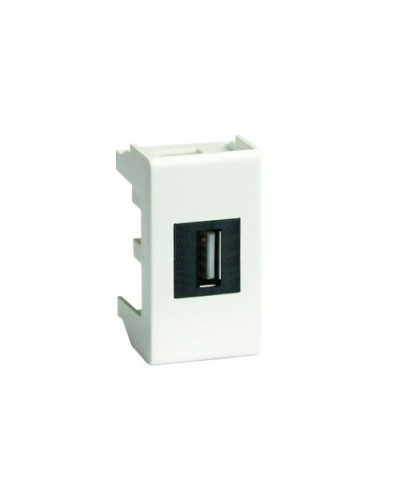 Розетка USB 2.0 Brava 1 модуль слоновая кость (75200S): Розетка USB в Тамбове