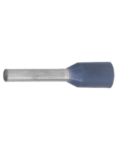 Наконечник-гильза НШВИ 0.75-06, серый (100 шт) (IF0.75-06GR). Наконечник-гильза с изолированным фланцем. ДКС в Тамбове