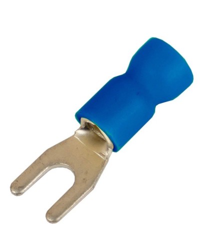 Наконечник вилочный НВИ 1,5-2,5 М8 (D8,4мм) (100 шт) (2B18P-EE-PVC). Наконечник вилочный с изолированным фланцем ПВХ. ДКС в Тамбове